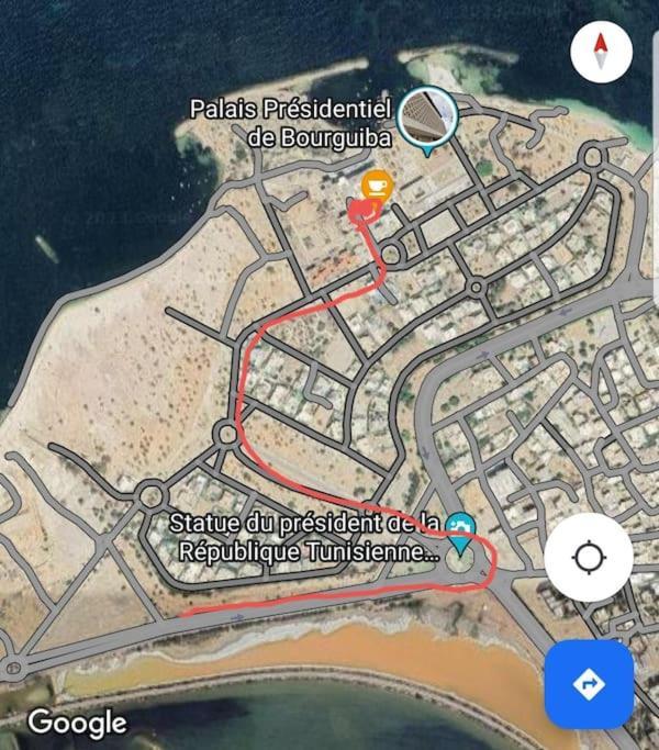 Appartement En Bord De Mer Monastir Exteriör bild